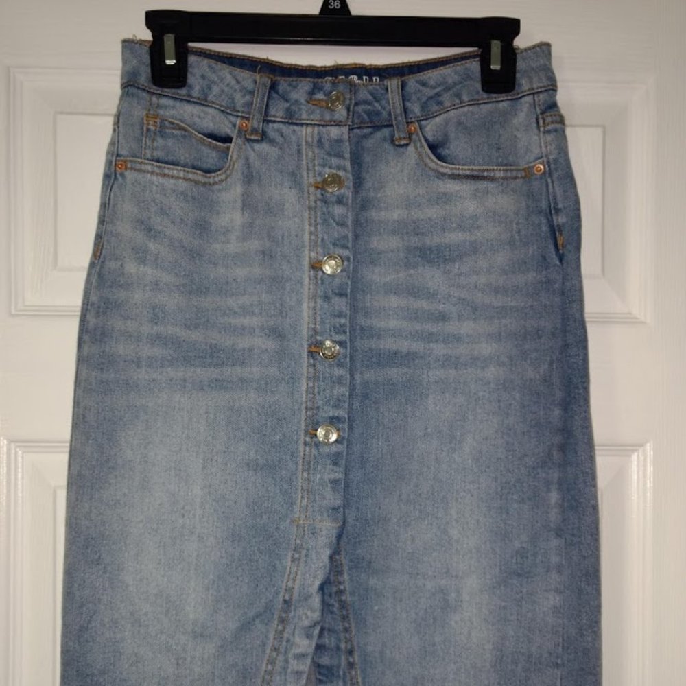 Wild Fable midi jean skirt